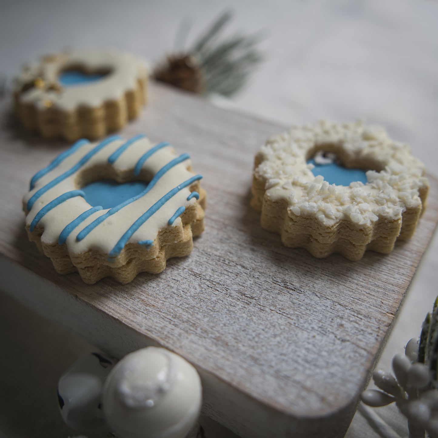 Winter Linzer Cookie