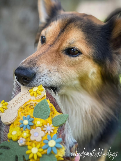 Personalized Flowery Bone